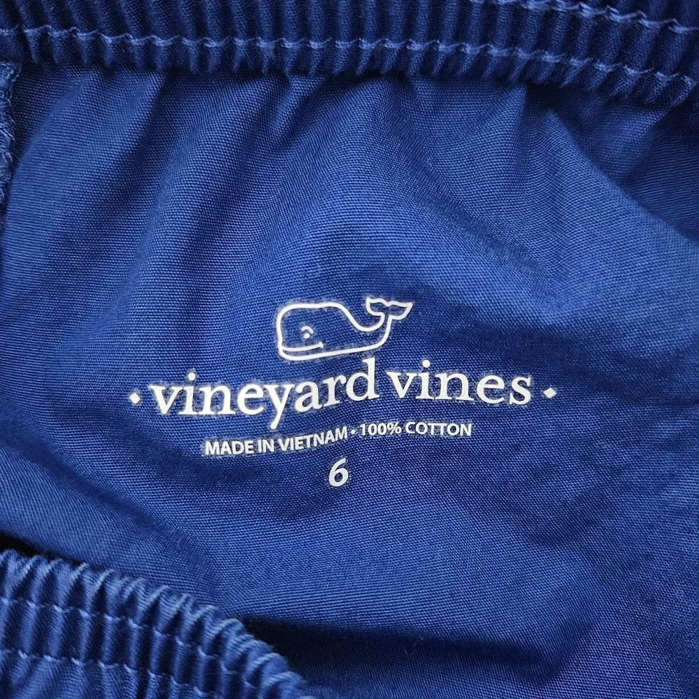 Vineyard Vines Boys Blue Drawstring Shorts Size 6 - Picture 4 of 5